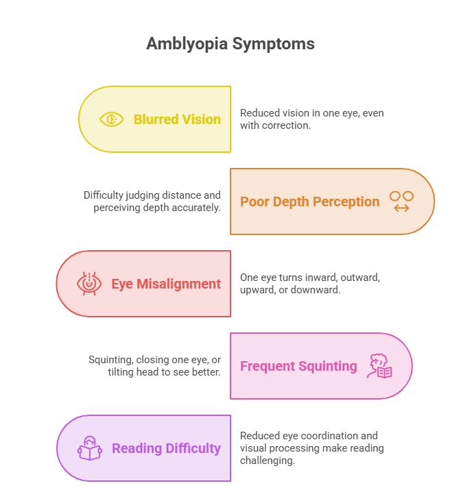 Symptoms of Amblyopia 
